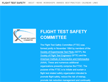 Tablet Screenshot of flighttestsafety.org